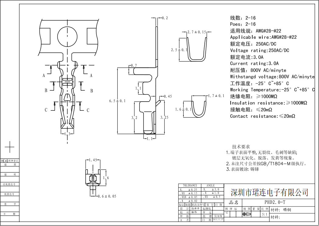 間距2.0-PHD 間距2.0-PHD